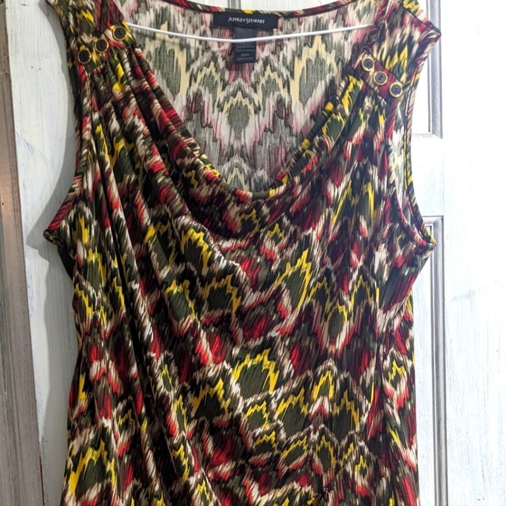 Ashley Stewart sleeveless shirt